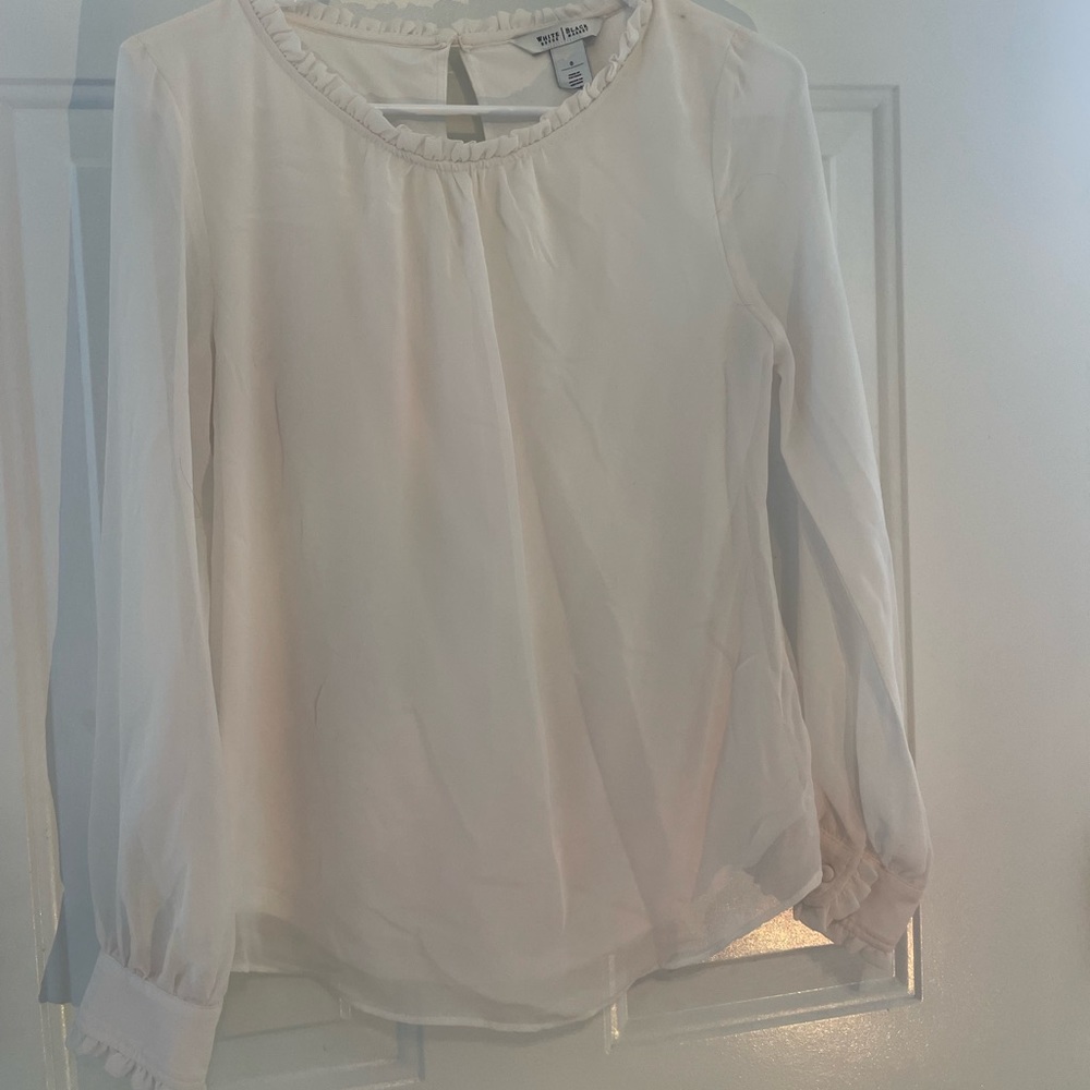 White duffel long sleeve